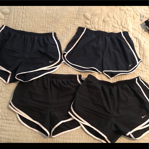 Nike Pants - 4 pairs NIKE tempo running training shorts L